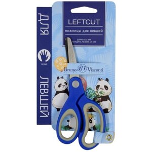 Ножницы Bruno Visconti детские для левшей, "LEFTCUT" 14.2 см., 2 вида. Цена за 1 шт.