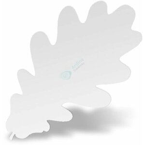 Облегченный планшет для рисования (артборд) белый листья - дуб, 50 см, Artline