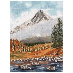 Овен Набор для вышивания Осень в горах 25 х 35 см, 1514