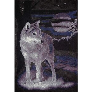 PANNA НАбор для вышивания Белый волк 24.5 x 36 см (J-0462)