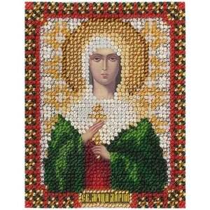 PANNA набор для вышивания бисером Икона Святой мученицы Дарьи 8.5 х 10.5 см (CM-1217)