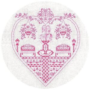 PANNA Набор для вышивания Розовый сад 23 x 22 см (СО-1768)