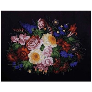 PANNA Набор для вышивания Жостовские цветы 43 х 34 см (BN-5011)