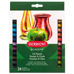 Пастель для рисования Derwent Academy Oil Pastel 24 цвета