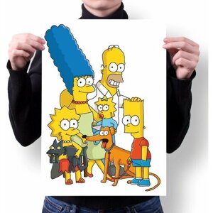 Плакат MIGOM А2 Принт "Simpsons, Симпсоны"1