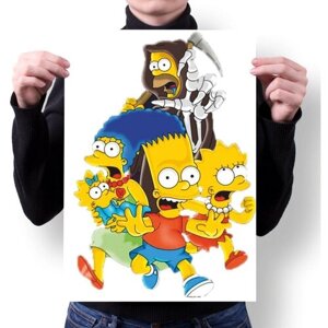 Плакат MIGOM А2 Принт "Simpsons, Симпсоны"9