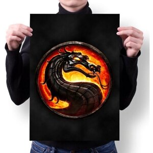 Плакат MIGOM А4 Принт "Mortal Kombat, Мортал Комбат"34
