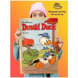 Плакат постер Duck Tales Donald Duck Утиные истории Дональд Дак