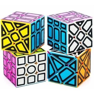 Подарочный набор Головоломок Рубика Lefun Hollow Sticker Cube Gift Box / Насыщенные цвета