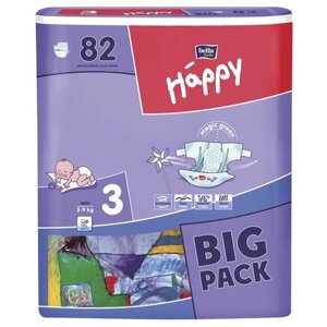 Подгузники для детей bella baby Happy Midi по 13 шт. вес 5-9 кг