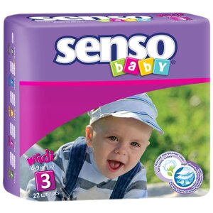 Подгузники для детей SENSO BABY B 3, 22