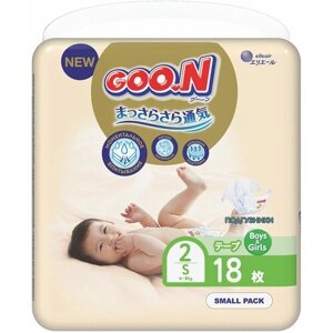 Подгузники GOO. N Premium, 2/S 4-8 кг, 18 шт.