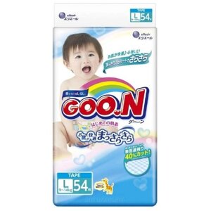 Подгузники-трусики GOO. N Cheerful baby, 4/L, 9-14 кг, 54 шт.