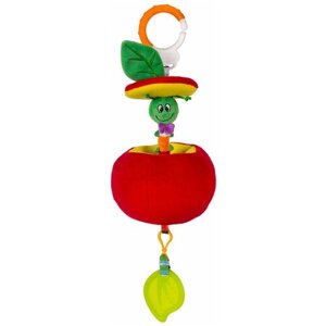 Подвесная игрушка Happy Snail Кто в яблоке живёт (17HS02PA) красный