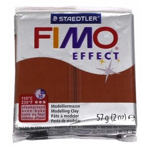 Полимерная глина FIMO Effect запекаемая медный металлик (8020-27), 57 г