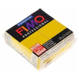 Полимерная глина FIMO Professional запекаемая 85 г чисто-желтый (8004-100) 85 г