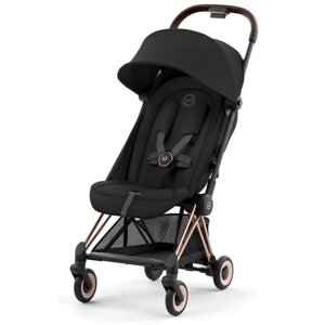 Прогулочная коляска Cybex Coya Sepia Black на шасси Rosegold