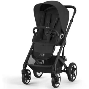 Прогулочная коляска Cybex Talos S Lux, moon black, цвет шасси: черный