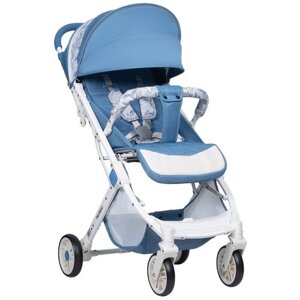 Прогулочная коляска детская Farfello Comfy Go / легкая / для путешествий / цвет синий разноцветный