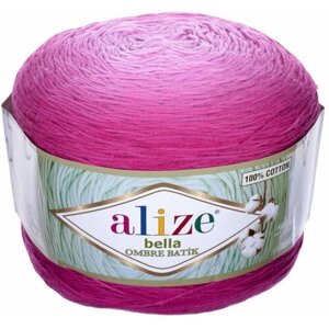 Пряжа Alize Bella ombre Batik 100%хлопок, 900м, 250г, 1шт