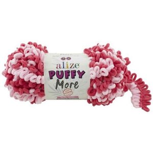 Пряжа ALIZE "Puffy more", 100% микрополиэстер, 11,5 м*150 г, 6274, 1 шт.