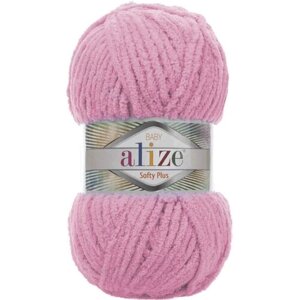 Пряжа Alize Softy plus розовый (185), 100%микрополиэстер, 120м, 100г, 1шт