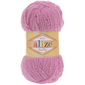 Пряжа Alize Softy светло-розовый (191), 100%микрополиэстер, 115м, 50г, 1шт