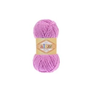Пряжа Alize Softy светло-розовый (378), 100%микрополиэстер, 115м, 50г, 1шт