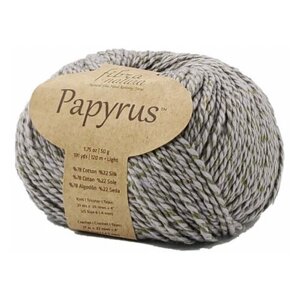 Пряжа Fibra Natura Papyrus Фибра Натура Папирус, 77% хлопок, 23% шелк, 50 г, 120 м, 1 моток.