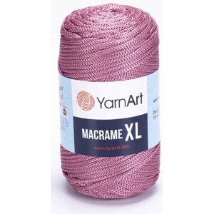 Пряжа "Macrame XL" 100% полиэстер 130м/250г (141 сухая роза)