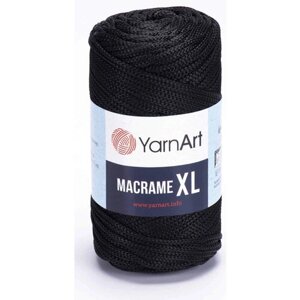 Пряжа "Macrame XL" 100% полиэстер 130м/250г (148 черный)