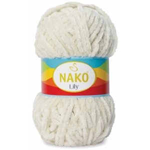 Пряжа Nako Lily - 6651 кремовый