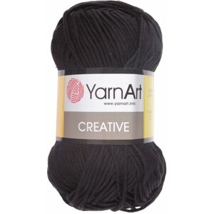 Пряжа YarnArt Creative черный (221), 100%хлопок, 85м, 50г, 1шт