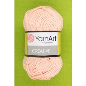 Пряжа YarnArt Creative пудра (225), 100%хлопок, 85м, 50г, 1шт