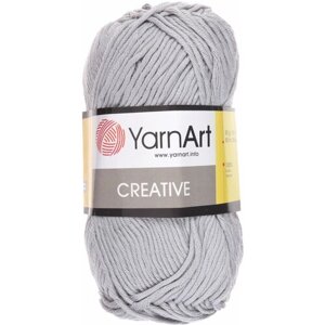 Пряжа YarnArt Creative серый (244), 100%хлопок, 85м, 50г, 1шт