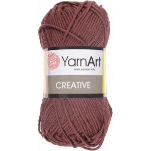 Пряжа YarnArt Creative шоколад (232), 100%хлопок, 85м, 50г, 1шт