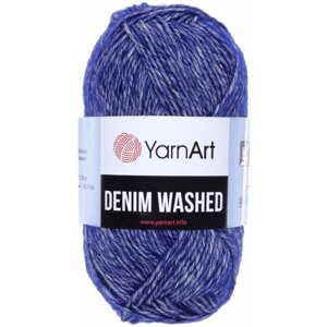 Пряжа YarnArt Denim Washed темно-синий (925), 20%акрил/80%хлопок, 130м, 50г, 1шт
