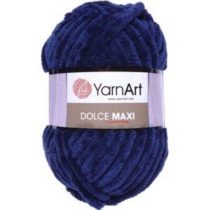 Пряжа YarnArt Dolce Maxi, 200 г, 70 м, 1 шт., 756 темно-синий