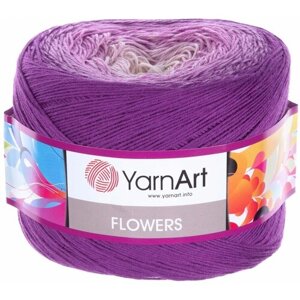 Пряжа YarnArt Flowers, 55 % хлопок, 250 г, 1000 м, 1 шт., 290