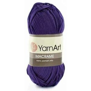 Пряжа YarnArt Macrame фиолетовый (167), 100%полиэстер, 130м, 90г, 1шт