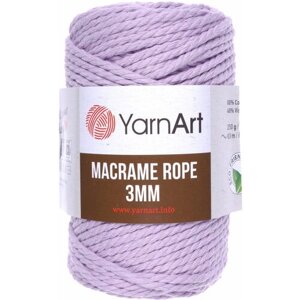 Пряжа YarnArt Macrame Rope 3mm сиреневый (765), 60%хлопок/ 40%вискоза/полиэстер, 63м, 250г, 1шт