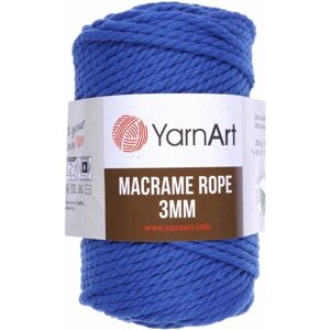 Пряжа YarnArt Macrame Rope 3mm василек (772), 60%хлопок/ 40%вискоза/полиэстер, 63м, 250г, 1шт