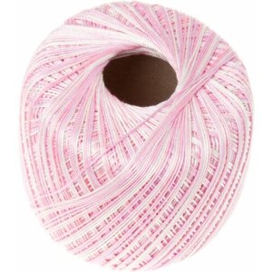 Пряжа YarnArt Violet Melange розово-сиренево-белый (3051), 100%мерсеризованный хлопок, 282м, 50г, 1шт
