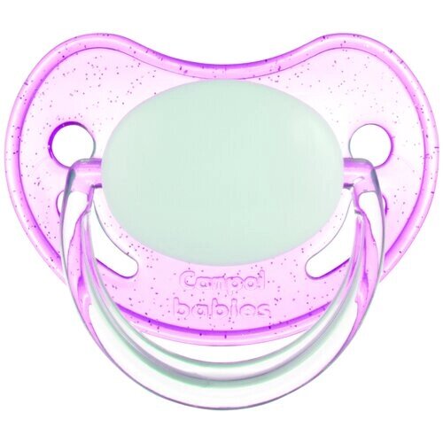 Пустышка латексная ортодонтическая Canpol Babies Basic 6-18 м, розовый