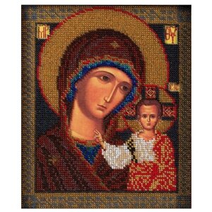 Радуга бисера Набор для вышивания бисером Казанская Богородица 19 x 23 см (В-148)