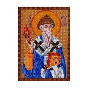 Радуга бисера Набор для вышивания бисером Святитель Спиридон Тримифунтский 19 x 27 см (В-187)