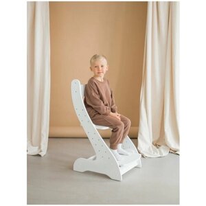 Растущий стул детский, регулируемый, для кормления, для школьника, для осанки. Ортопедический ЭКО
