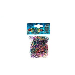 Резиночки для плетения браслетов RAINBOW LOOM, радужный микс