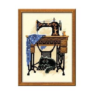 Риолис Набор для вышивания крестом Швейная машинка 18 х 24 (857)