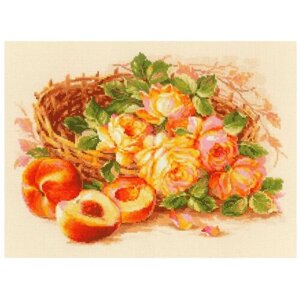 Риолис Набор для вышивания Сочный персик 30 x 40 см (1827)